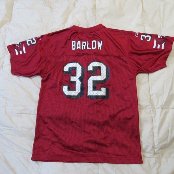 San Francisco 49er's, # 32 Barlow. NFL Red Mesh XL (Chest measures 40.5") - Picture 2 of 6